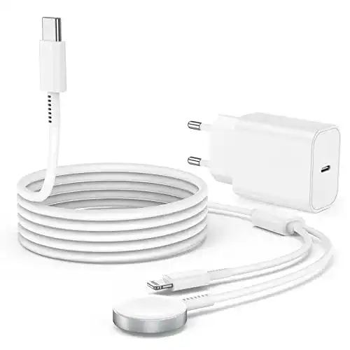 Jeenek 2-in-1 Ladekabel für Apple Watch und iPhone