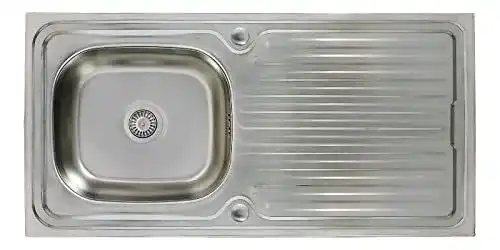 Edelstahlspüle Keton 76 x 43,5 cm für den Einbau