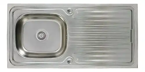 Edelstahlspüle Keton 76 x 43,5 cm für den Einbau