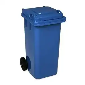 Altpapiertonne Jestic Mülltonne 120L mit Vollgummi-Rädern