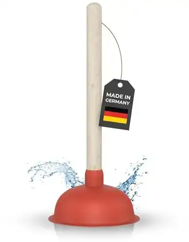Pömpel Klangfeiler Abflussreiniger mit 140 mm Saugglocke