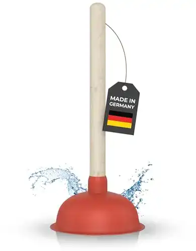 Pömpel Klangfeiler Abflussreiniger mit 140 mm Saugglocke