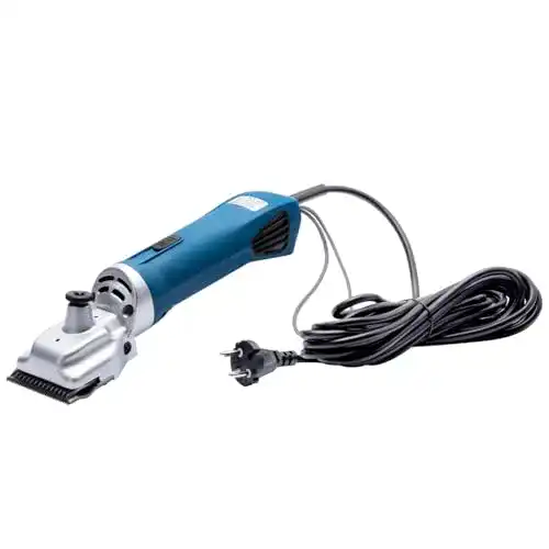 Voss.farming profiCUT Schermaschine für Pferde, blau, leise und ergonomisch