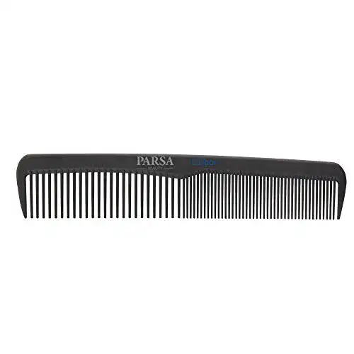 Bartkamm PARSA Beauty Carbon mit zwei verschiedenen Zahnungen