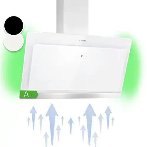 Kopffreie Dunstabzugshaube Klarstein 90 cm mit RGB-LEDs