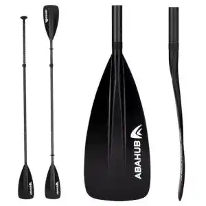 Carbon-Paddel Abahub 4-teilig für SUP und Kajak, verstellbar, leicht