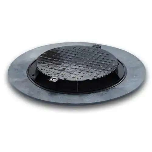 Schachtabdeckung Varile 1100 mm aus Kunststoff für Gully und Zisterne