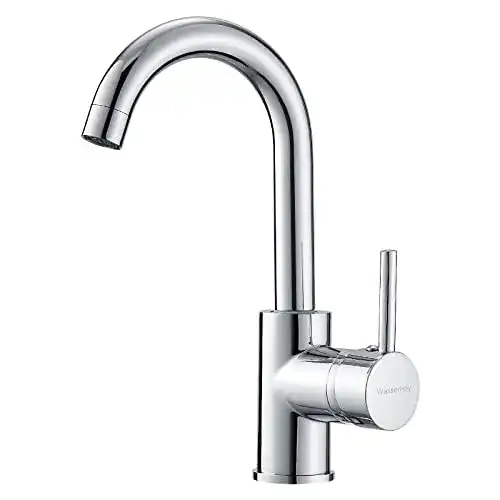 WasserHoy Waschtischarmatur mit 360° Schwenkfunktion und Auslauf