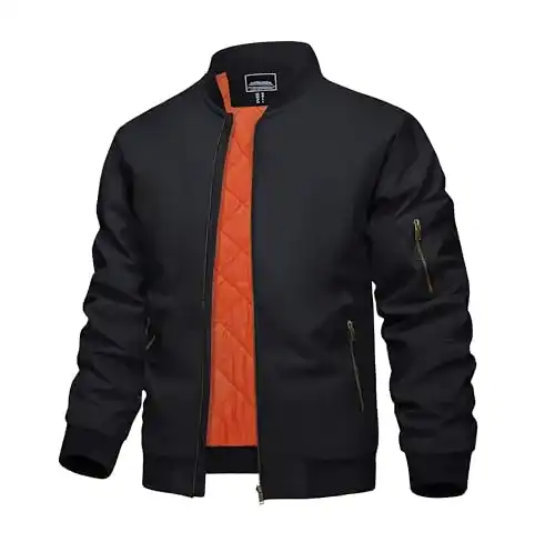 Bomberjacke Kefitevd für Männer mit Fleece und Relax Fit