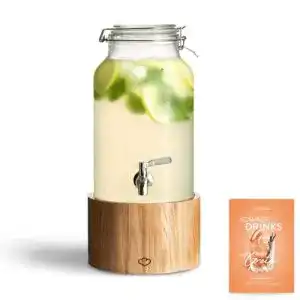 Wasserspender Springlane Kitchen Glas Getränkespender 5 Liter