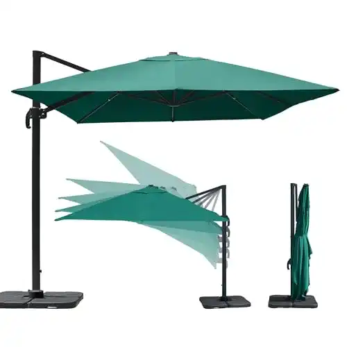 Sonnenschirm 4m Paramondo Parapenda Ampelschirm mit 360° Schwenkfunktion