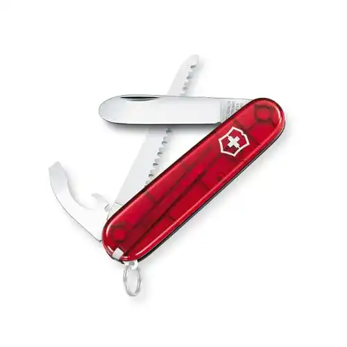 Kindertaschenmesser Victorinox My First in Rot Transparent