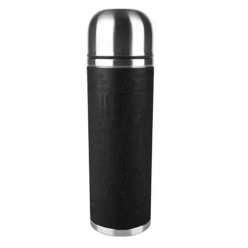 Emsa Isolierflasche Senator 515714 1,0 L Edelstahl Trinkflasche
