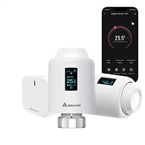 Salcar Smartes Heizkörperthermostat-Set mit Alexa Unterstützung