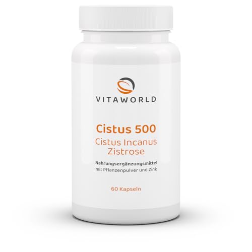 Cistus Kapseln von Vita World mit Zistrose und Zink