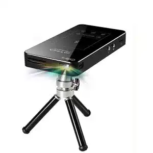 Akku Beamer OTHA Mini Beamer mit Touchpad und Auto Keystone-Korrektur