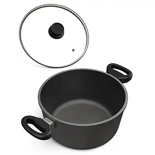 Kochtopf 28 cm aus Aluguss für Induktionsherde