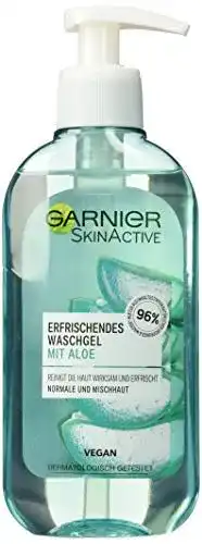 Waschgel Garnier SkinActive mit Aloe Extrakt für normale und Mischhaut
