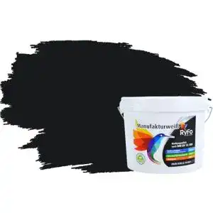 Wandfarbe Schwarz Ryfo Colors – Bunte Wandfarbe in Manufakturweiß und Schwarz