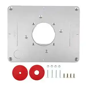 Einlegeplatte für Oberfräsen aus Aluminium für Router Tischeinsatz