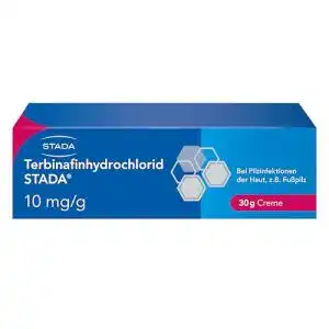 Terbinafinhydrochlorid Creme zur Behandlung von Fußpilz