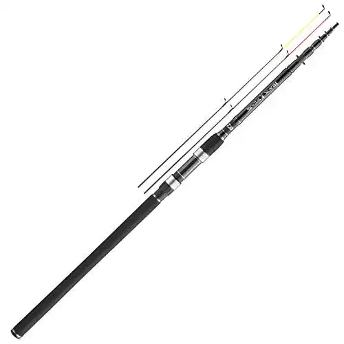 DAIWA Black Widow Tele Feeder Rute 3,90m mit 120g Wurfgewicht