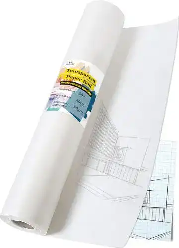 Schnittmusterpapier Tritart Transparentpapier Rolle 40 cm x 50 m