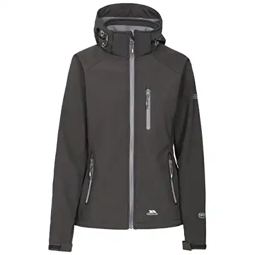 Outdoor-Jacke Damen Trespass Bela II in Schwarz