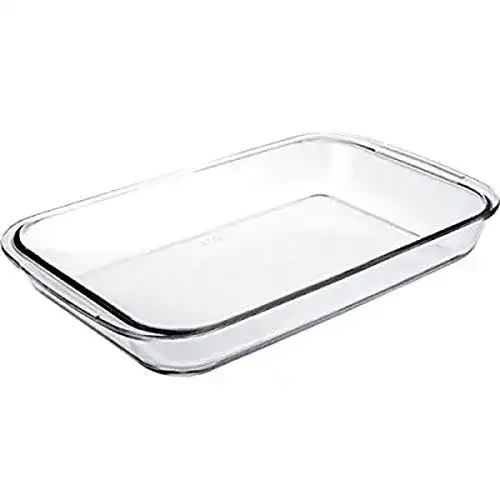 Auflaufform Ibili 480730 Kristall aus Glas, rechteckig und transparent