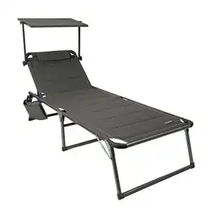 Sonnenliege mit Dach von Homecall aus Aluminium