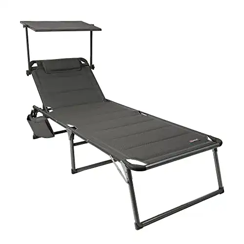 Sonnenliege mit Dach von Homecall aus Aluminium
