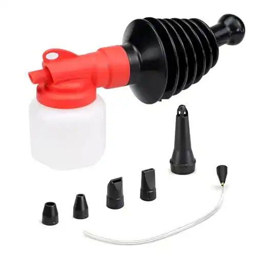 Pulverzerstäuber Qzatacaen Handheld-Pulversprüher mit Staubtuch