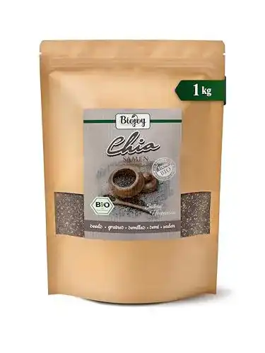 Biojoy Bio-Chia-Samen 1 kg – Schwarze Chia-Samen