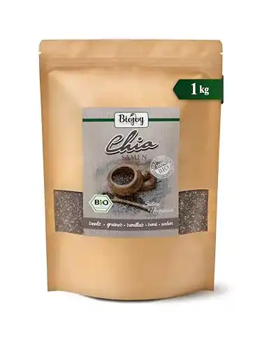 Biojoy Bio-Chia-Samen 1 kg – Schwarze Chia-Samen