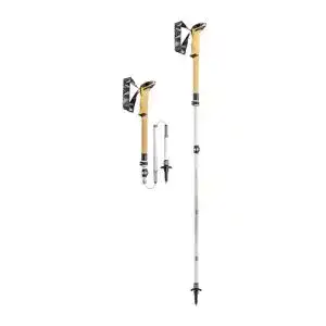 Skistöcke Leki Cressida FX Carbon AS, White-Mango-Silver