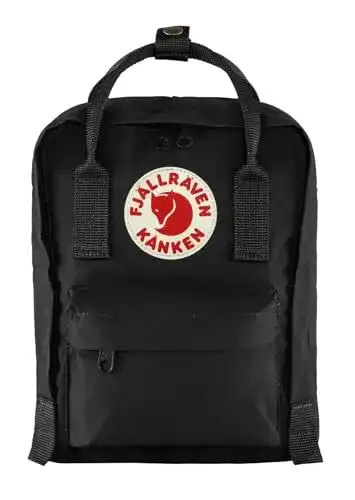 Fjällräven Kids Kanken Mini Rucksack in Schwarz