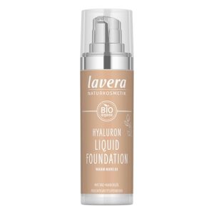 Naturkosmetik Make-up lavera Hyaluron Flüssigfoundation Warm Nude 03