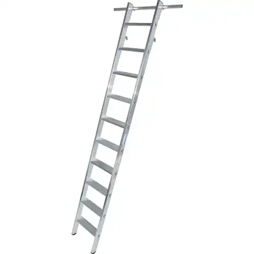 Bibliotheksleiter Krause 125194 Aluminium Regalleiter mit max. Arbeitshöhe 3,60 m