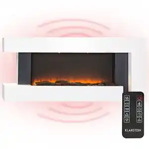 Klarstein Elektrokamin Studio Light & Fire 2 mit LED-Flammenillusion