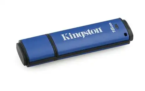 Kingston DTVP30 16GB USB 3.0 Stick mit Hardwareschlüsselung