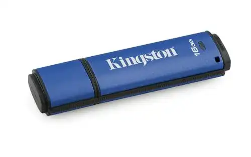 Kingston DTVP30 16GB USB 3.0 Stick mit Hardwareschlüsselung