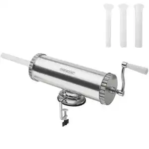 Wurstfüller Monzana Aluminium Tischklemme mit 3 Füllrohren 2,5 kg
