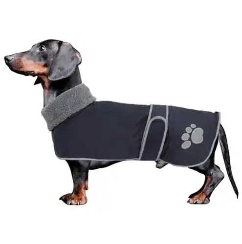 Wintermantel für Hunde – Geyecete Hunde Wintermäntel für Dackel