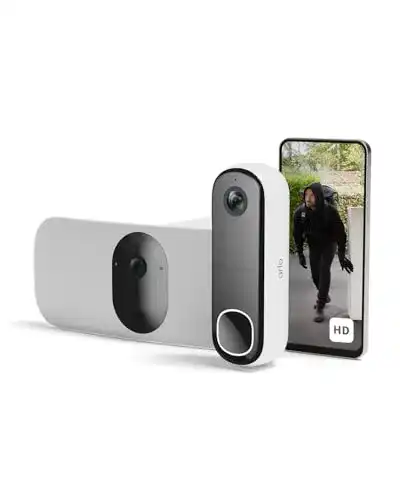 Arlo 2K Floodlight Überwachungskamera und HD Türklingel