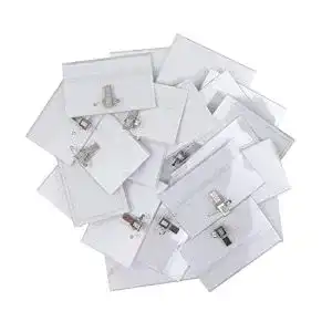 Namensschild Belle Vous für Kleidung Clip 100er Pack