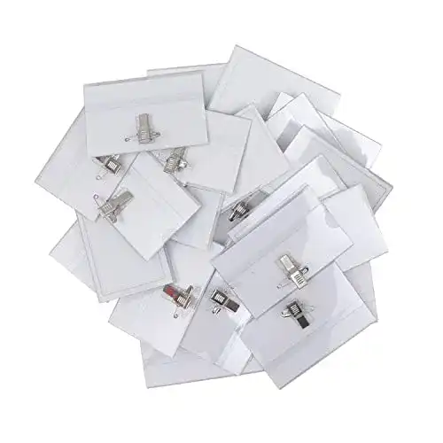 Namensschild Belle Vous für Kleidung Clip 100er Pack