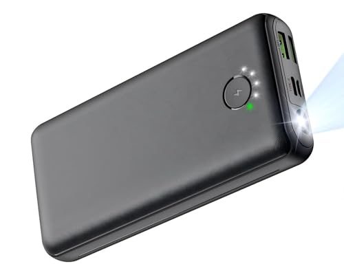 Jiga Powerbank 30000mAh Externer Akku mit USB-C