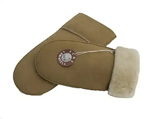 Lammfell Handschuhe von Reissner – Merino Fäustlinge für Damen und Herren