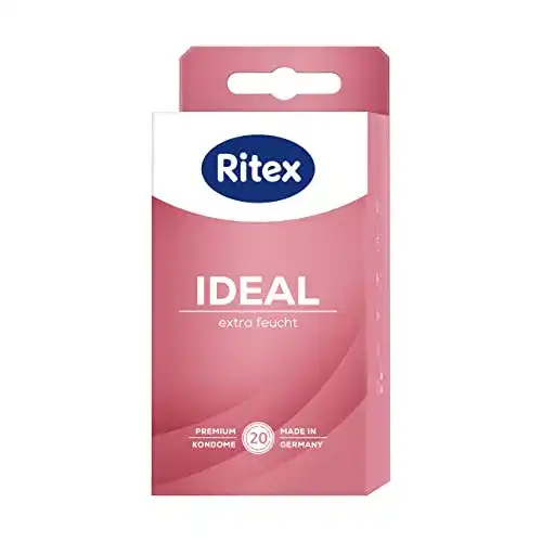 Ritex Ideal Kondome extra feucht, 20 Stück, Made in Germany