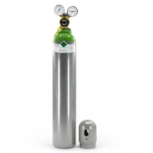Argon-Gasflasche gemischt 82% Argon und 18% CO2 8 Liter